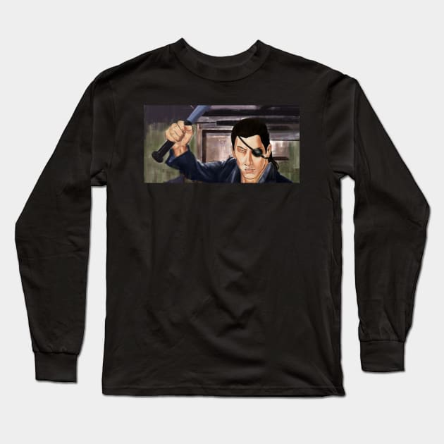 Oldboy Majima Long Sleeve T-Shirt by Ryuzato